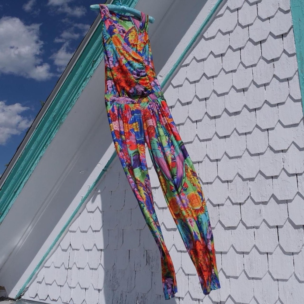 Archival Roberto Cavalli Psychedelic Kaleidoscope Jumpsuit - Picture 4 of 11